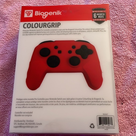 Biogenik colourgrip game controller grip cover new in box - Picture 2 of 3